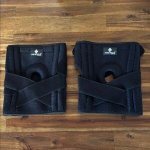 S/2 size XXL Neenca Velcro Knee Brace - 4 spring stabilizers & open patella